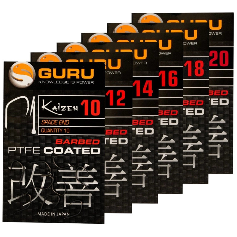 Guru Kaizen Spade End Barbed Hooks
